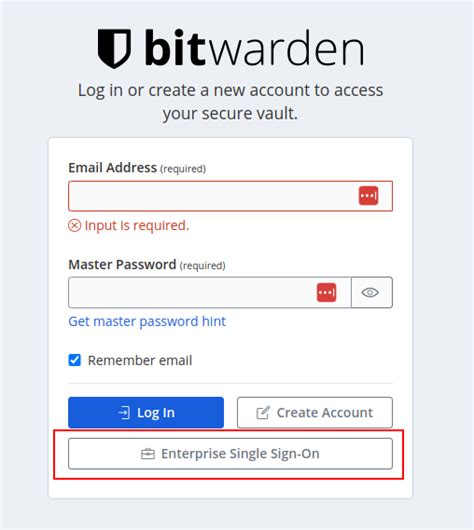 Email address (required) Remember email Continue New around here Create account 2023 Bitwarden Inc. . Bitwarden sso